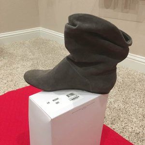 Style & Co. Grey Suede Ankle Boot Size 8M